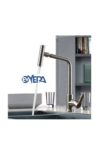 EVYEPA Fleko Telescopic Sink Kitchen Faucet (HOT COLD INLET, BRASS Material)