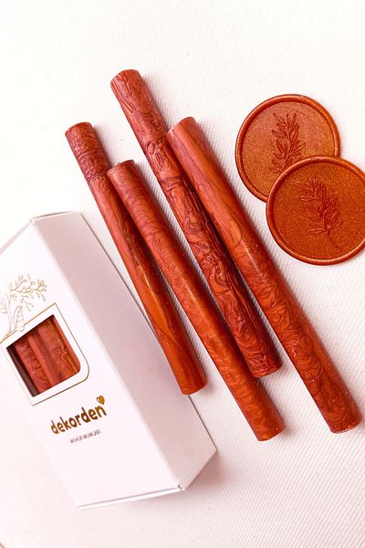Dekorden Seal Wax, 12pcs (rose Gold)