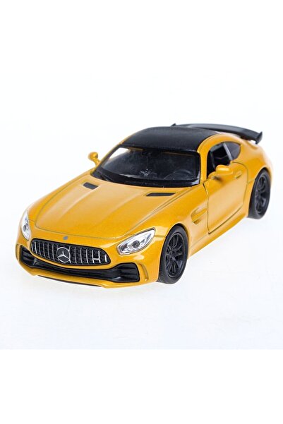 WELLY 1:34 Mercedes Amg Gt-r Diecast Ölçek -sarı