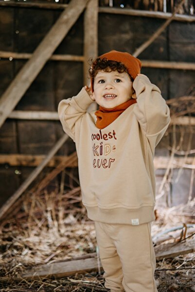 Luna Kids Collection Nakışlı Bebek&çocuk Sweatshirt - Eşofman Altı Takımı