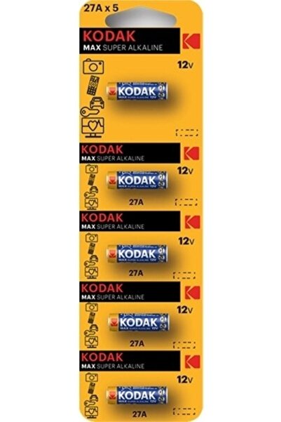 Genel Markalar Kodak 27a 5li Max Super Alkalin Pil