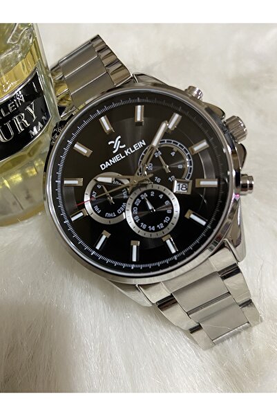 Daniel Klein Erkek Saat Çelik Kordon Erkek Kol Saati 45mm Yeni Yıl Yılbaşı He...