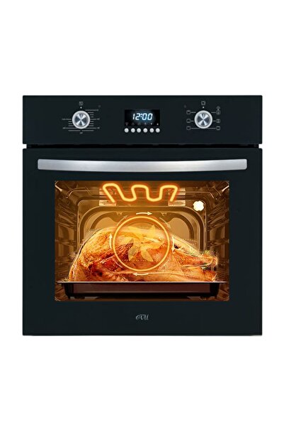 Çetintaş Evii 5237 Siyah Cam Ankastre Fırın