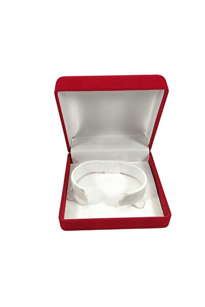 BURAKKUTU Kelepçe& Bilezik Kutusu Kadife Kırmızı 5 Adet