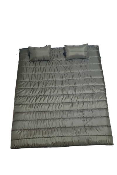 CAMP STORY Masiv-18 350 Gr Fiber Dogged Padded Double Zippered Sleeping Bag Khaki