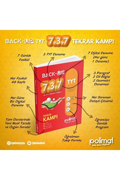 Polimat Yayınları Tyt Back-up 7+3 Kamp Kitabı