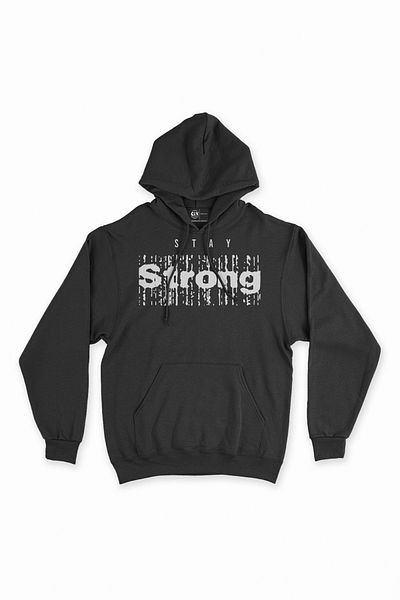 Cix Hanorac negru Stay Strong