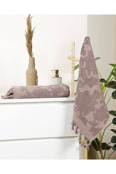 Mira Home Σετ πετσετών μπάνιου από μαλακό βαμβάκι Maria Grace - Ζακάρ και κρόσσια