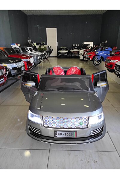 Range Rover 4x4 Çift Kişilik Cep Tel Kumandalı Akülü Araba Siyah