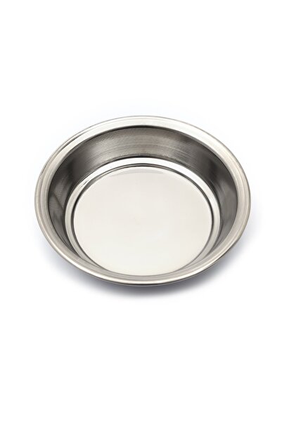 BAYDURSAN Deep Dish Plate Stainless Steel Shiny Metal No.2 Deep Dish Plate