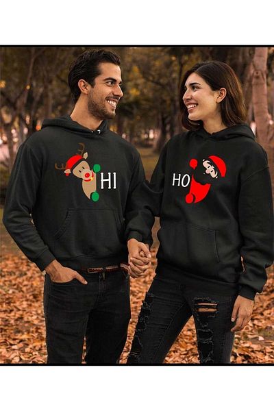NewCabin New Season New Year's Special Lover's Combination 2-Piece Hoodie with Fleece
