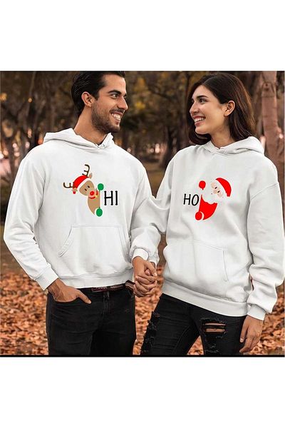 NewCabin New Season New Year Special Lover Combination με Fleece Inside Hoodie 2 τεμαχίων