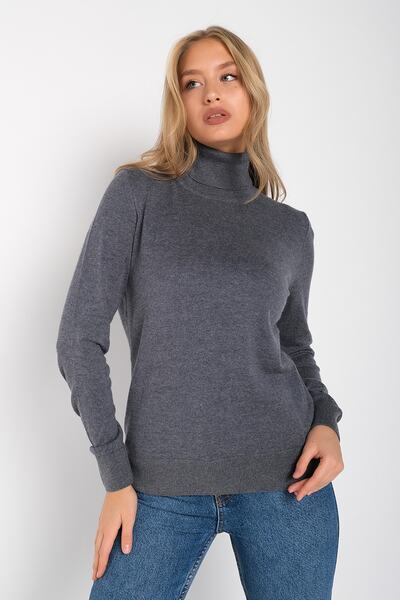 Trist Star Pulover Trist-6103 pentru femei Ink 100% bumbac organic.