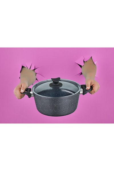 Taç Mastercook Deep Casserole No:24 Black