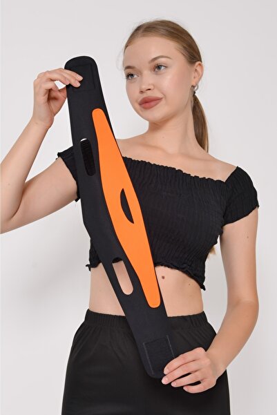 SAUNA SUIT Ζώνη ομορφιάς με λουράκι μάγουλου σε σχήμα προσώπου κάτω από το πηγούνι