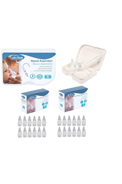 Sevi Bebe Burun Aspiratörü Seti (24 Adet Yedek Uç)