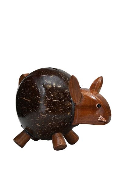 BOHOBAZZAR Coconat El Yapımı Kumbara 20cm