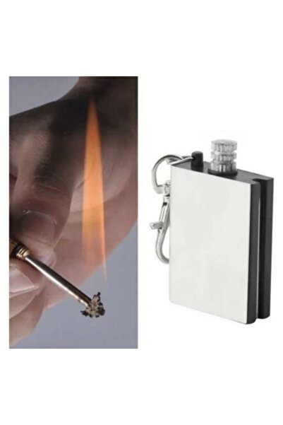 DİBA AVM Zippo Kibrit Bitmeyen Clipper Benzini Ile Çalışan Magnezyum Ateşleyici Metal Çakmak