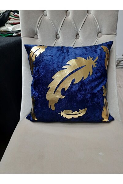 SEHARA 2 штуки/оксамитовий чохол для подушки/40x40/з позолоченим мотивом листя