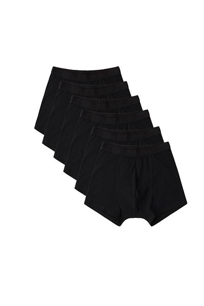 Laula Ανδρικό Black Boxer Lycra Premium Πακέτο 6 τεμαχίων