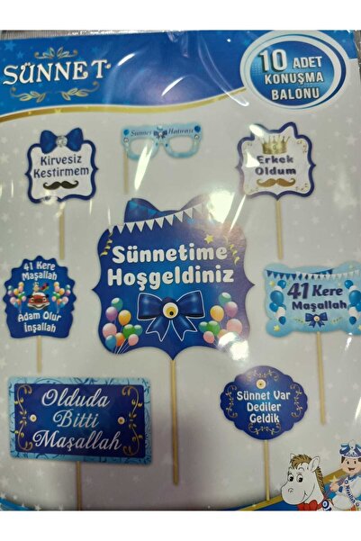 DÜVENCİ TİCARET 10 Ad Sünnet Partisi Konuşma Balonu