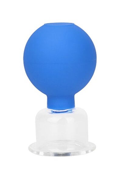 TUSHBA Silikon Vakumlu Cam Masaj Kupası Kuru Kupa No:1