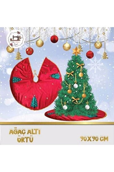 Masalsı Concept Çam Ağacı Örtüsü Yılbaşı Çam Agaç Altı Örtü