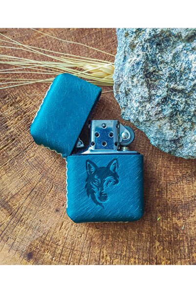 Atölye Çınar Leather Handmade El Yapımı Hakiki Deri Kılıflı Zippo Çakmak