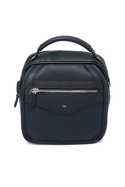 Tergan Δερμάτινη ανδρική τσάντα Navy Blue 02957x86