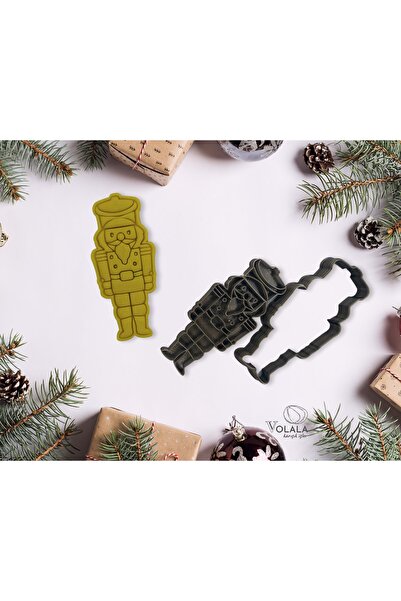 Volala قالب كوكي كراكر للأطفال / رصاصة الجندي 7.5 سم