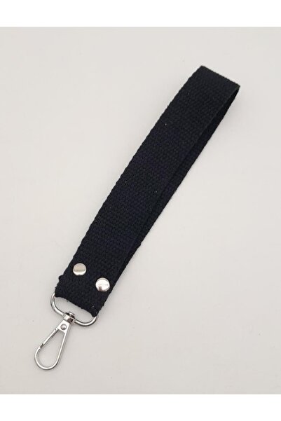 angel çanta aksesuar Extractor de coloană din bumbac negru cu metal argintiu