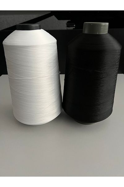 MUZİP.CO Overlock String Ασπρόμαυρο Muzip