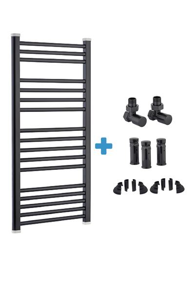 TOPRAK HAVLUPAN 50/70cm 10 Borulu Siyah Havlupan +2 Adet Vana +2 Boru Gizleme...