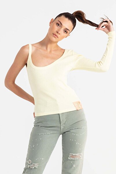 VDR Pastel Sarı T-shirt 11094