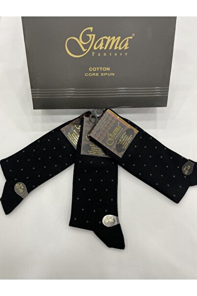 Gama Çorap 3 τεμάχια γάζα βαμβακερές 100% φυσικές νάιλον χωρίς πουά χοντρές χειμερινές ανδρικές κάλτσες