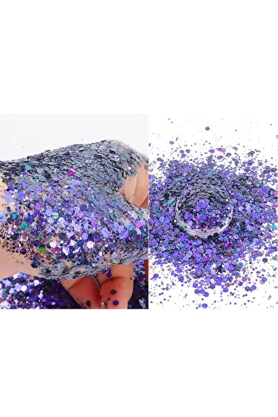 Sirius Hobi Epoksi Reçine Night Dream Tırnak Makyaj Chunky Glitter 8 gr Holog...