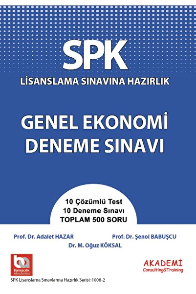 Akademi Consulting Training Spk Genel Ekonomi Deneme Sınavı