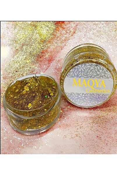 MAQYA Cosmetics Simli Glitter Jel Yüz Ve Vücut Makyajı Parıltılı Jel