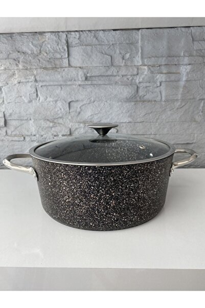 En Ucuz Mağaza Indüksiyonlu Granit Derin Tencere 28x13 Cm Çelik Kulp Inductıo...