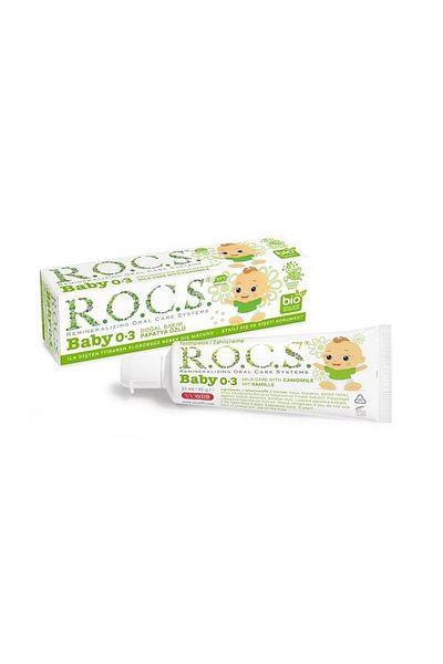 R.O.C.S. معجون أسنان روكس للأطفال بعمر 0-3 سنوات بخلاصة البابونج 35 مل