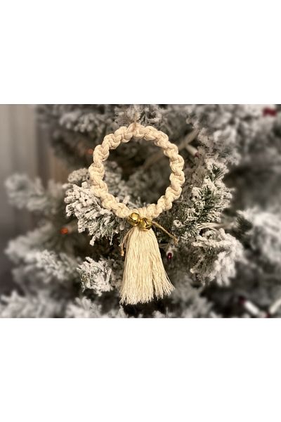 Emtory Home Αυθεντικό στολίδι δέντρου με χάντρες καμπάνα (1 τεμάχιο)