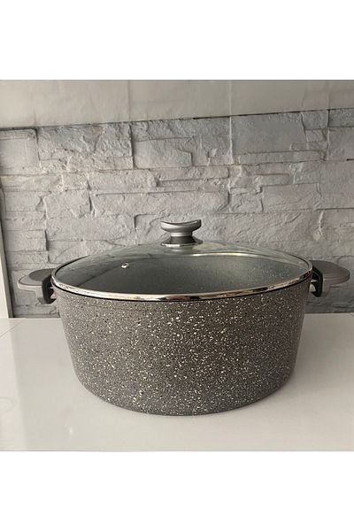 En Ucuz Mağaza Large Size Luxury Granite Pot 34x13.5 Cm 11.0 Lt with 2 Years Warranty