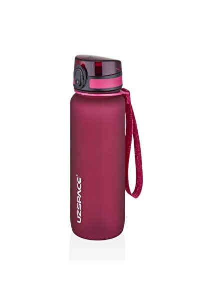Uzspace زجاجة مياه تريتان ذات ملمس ناعم من المجموعة الجديدة سعة 800 مل