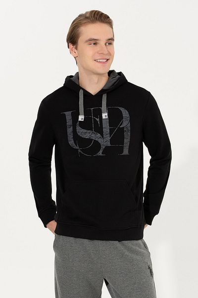 U.S. Polo Assn. Black Men's Sweatshirt