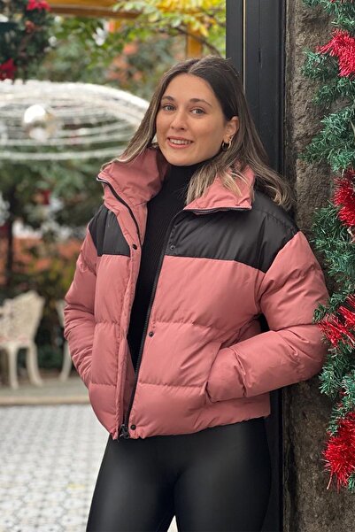 PIQUE Kadın Dik Yaka Cepli Mont 2016