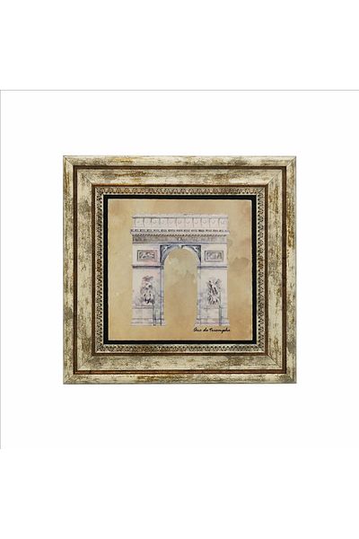 Sadrazam Victory Jewelry Arc De Triomphe Πίνακας από φυσική πέτρα 25cmx25cm Krg-004