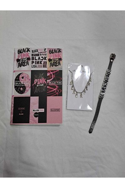 GC GÖKHAN CLUB Blackpink Notebook Necklace Bracelet Combination