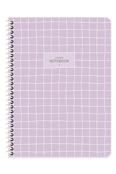 KESKİN COLOR Caiet cu spirală pentru facultate, fără linii, 16x22 cm, alb, 80...