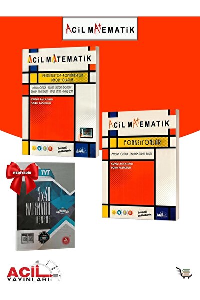 Acil Yayınları Permütasyon-kombinasyon-binom-olasılık-fonksiyonlar Çıkmış Sor...