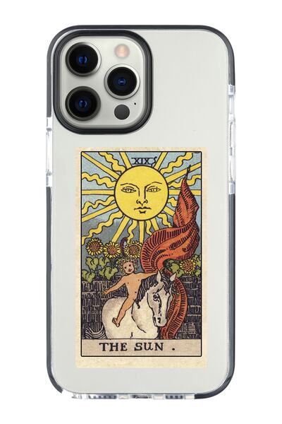 shoptocase Iphone 14 Pro Max Uyumlu Lens Korumalı Anti Shock The Sun Tarot Ta...